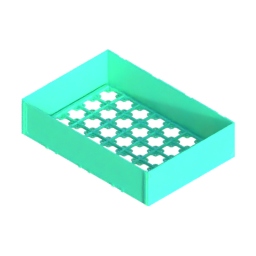 Render of MODULITH 240 Gridfinity Decor Drawer - 4W-1.5H